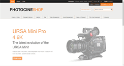 Desktop Screenshot of photocineshop.com